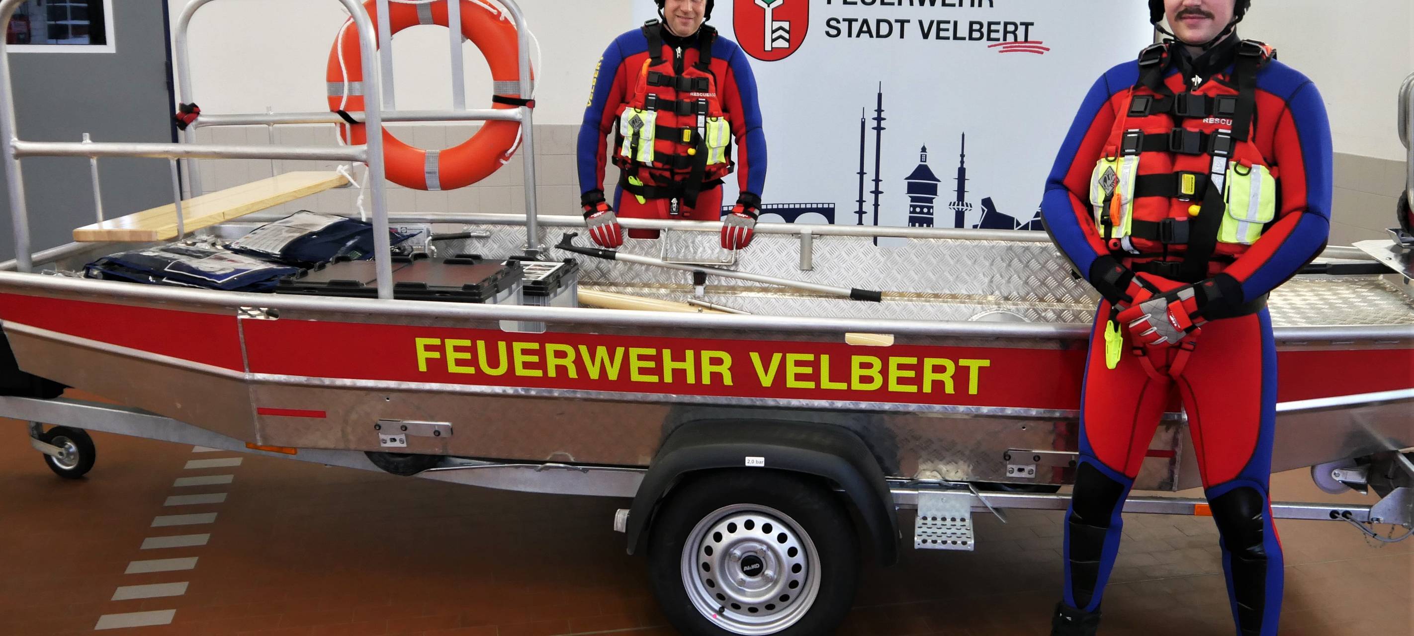 Bereit für Hochwassereinsätze