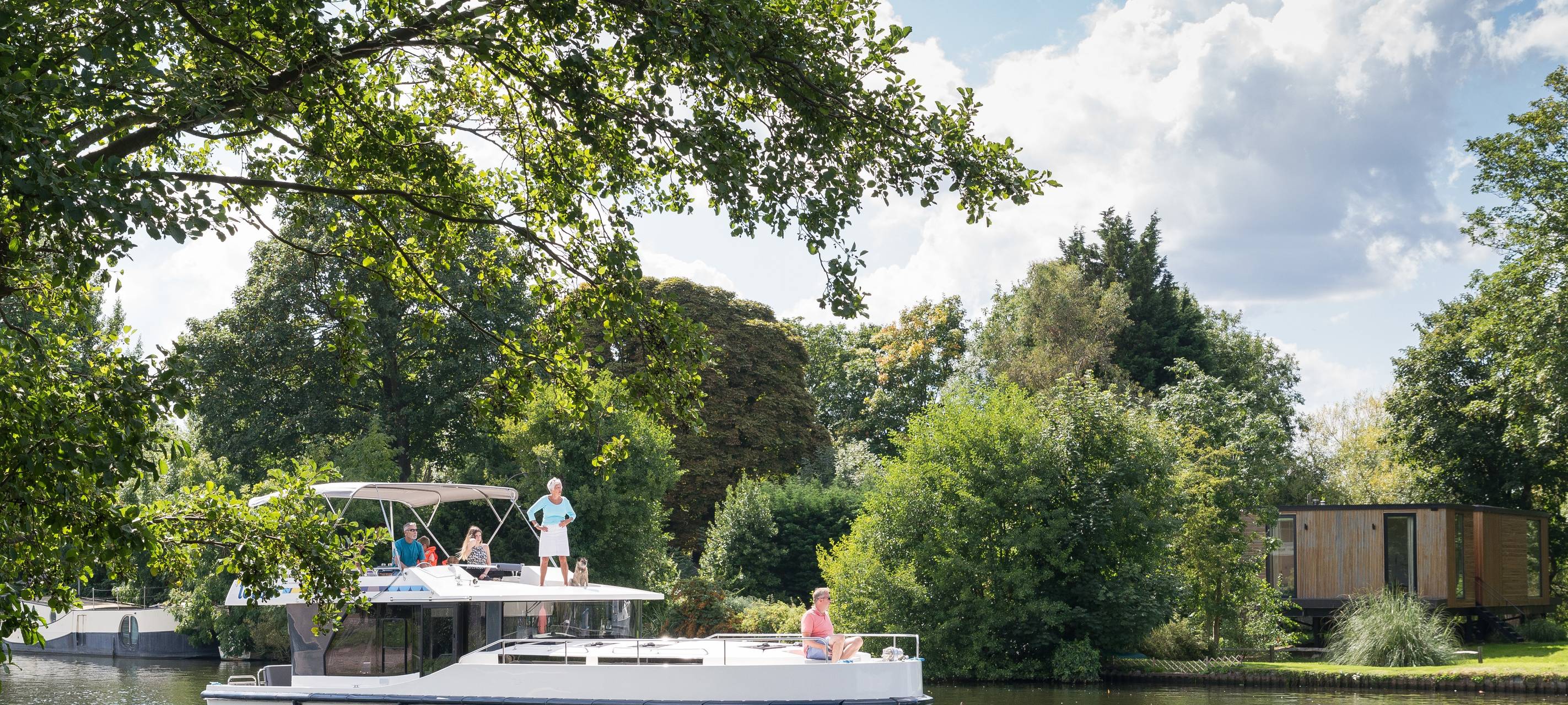 Familienurlaub mit dem Hausboot