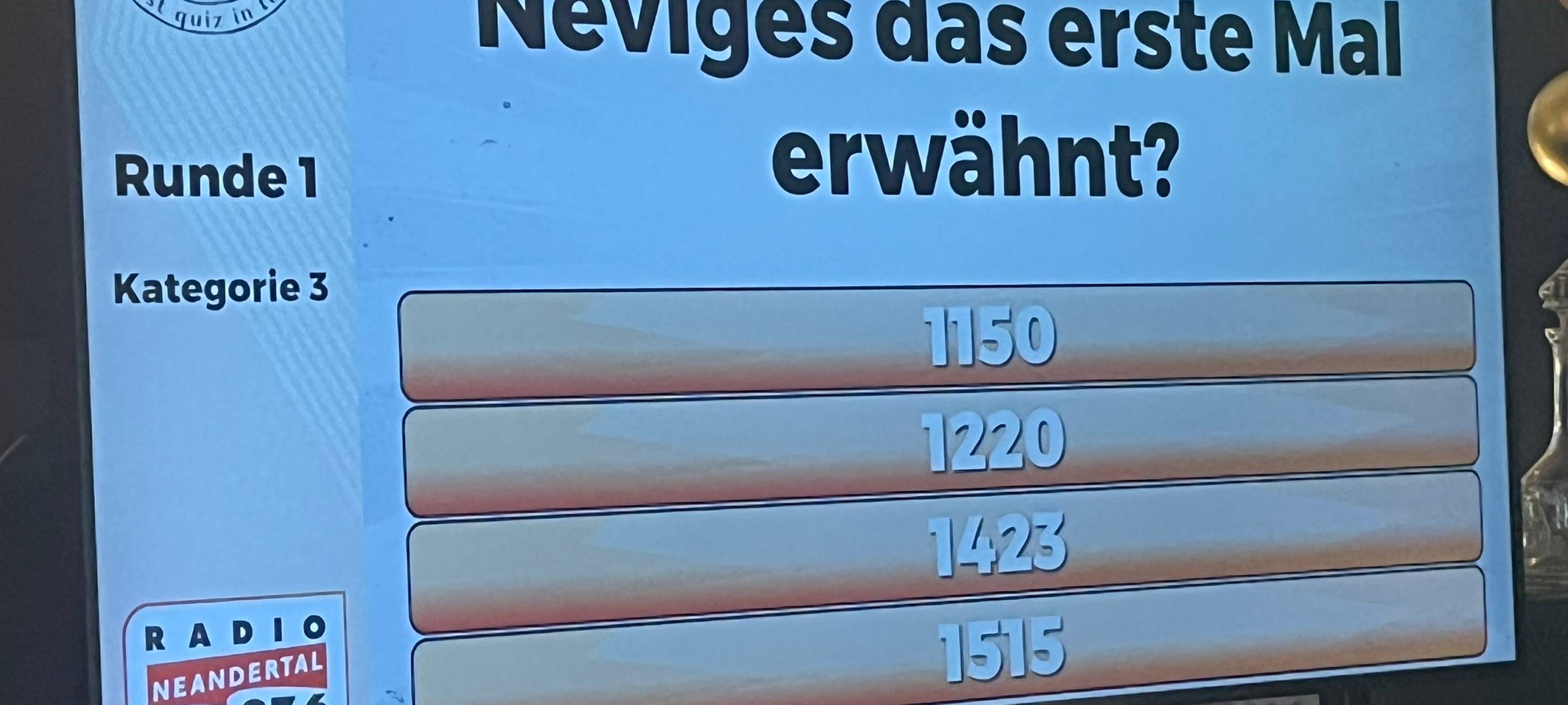 Kneipenquiz Velbert Special Edition