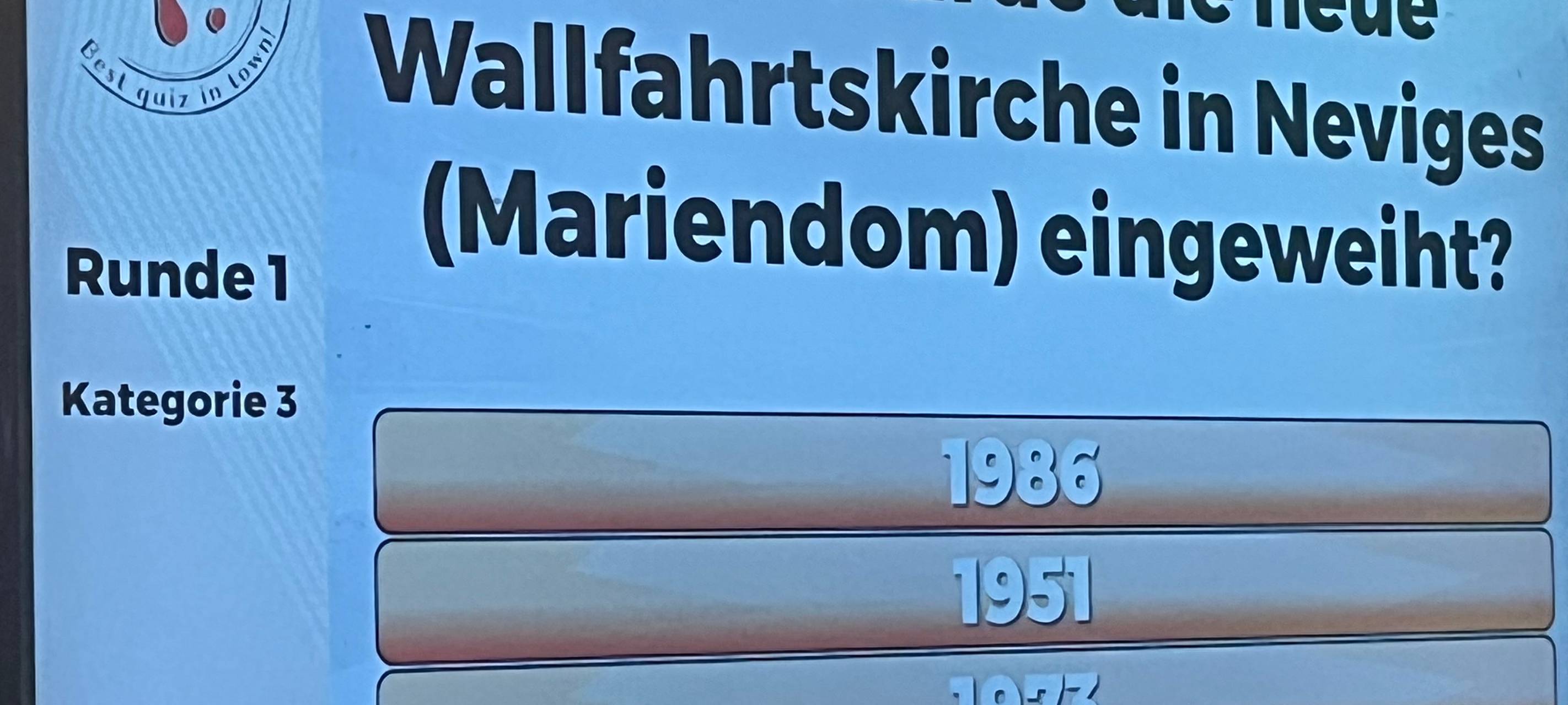 Kneipenquiz Velbert Special Edition