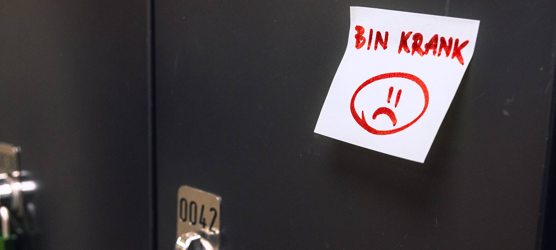 Nicht krank arbeiten gehen