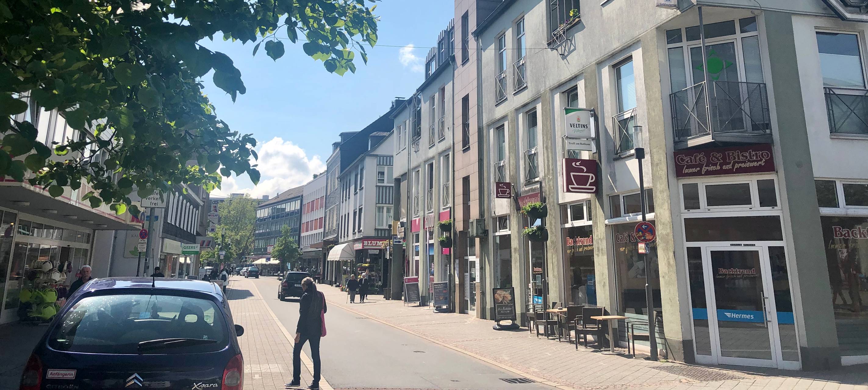 Heiligenhaus testet autofreie Hauptstraße