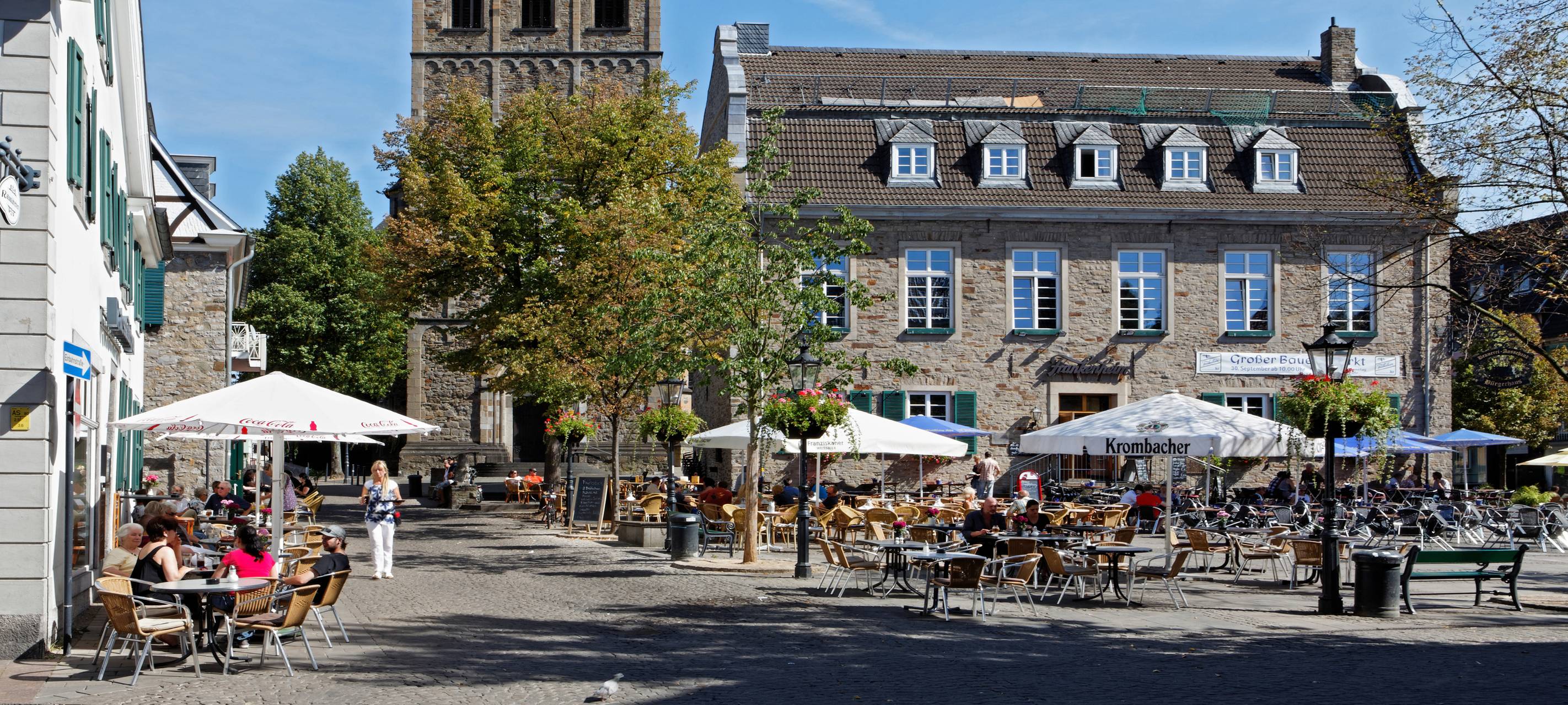 Restarbeiten am Marktplatz