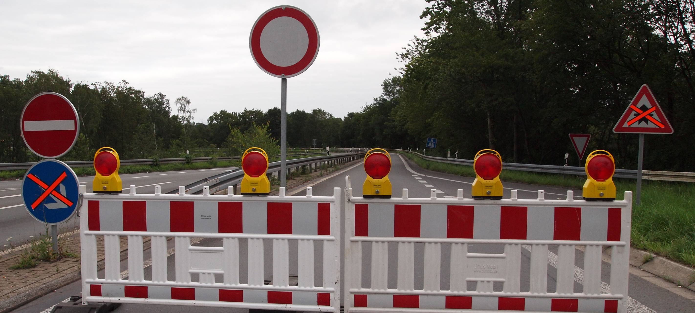 A46 am Wochenende gesperrt