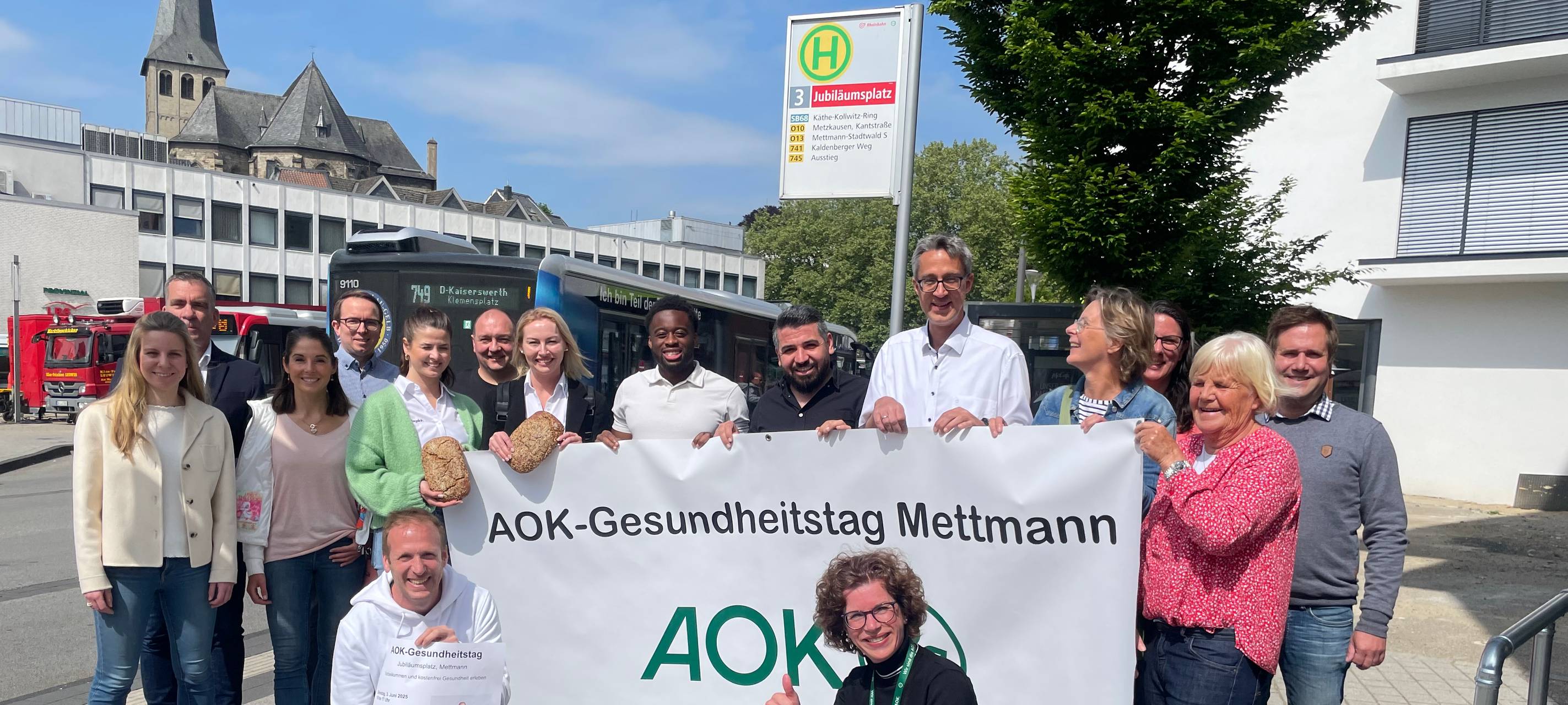 Mettmanner Jubi: Gesundheitstag der AOK