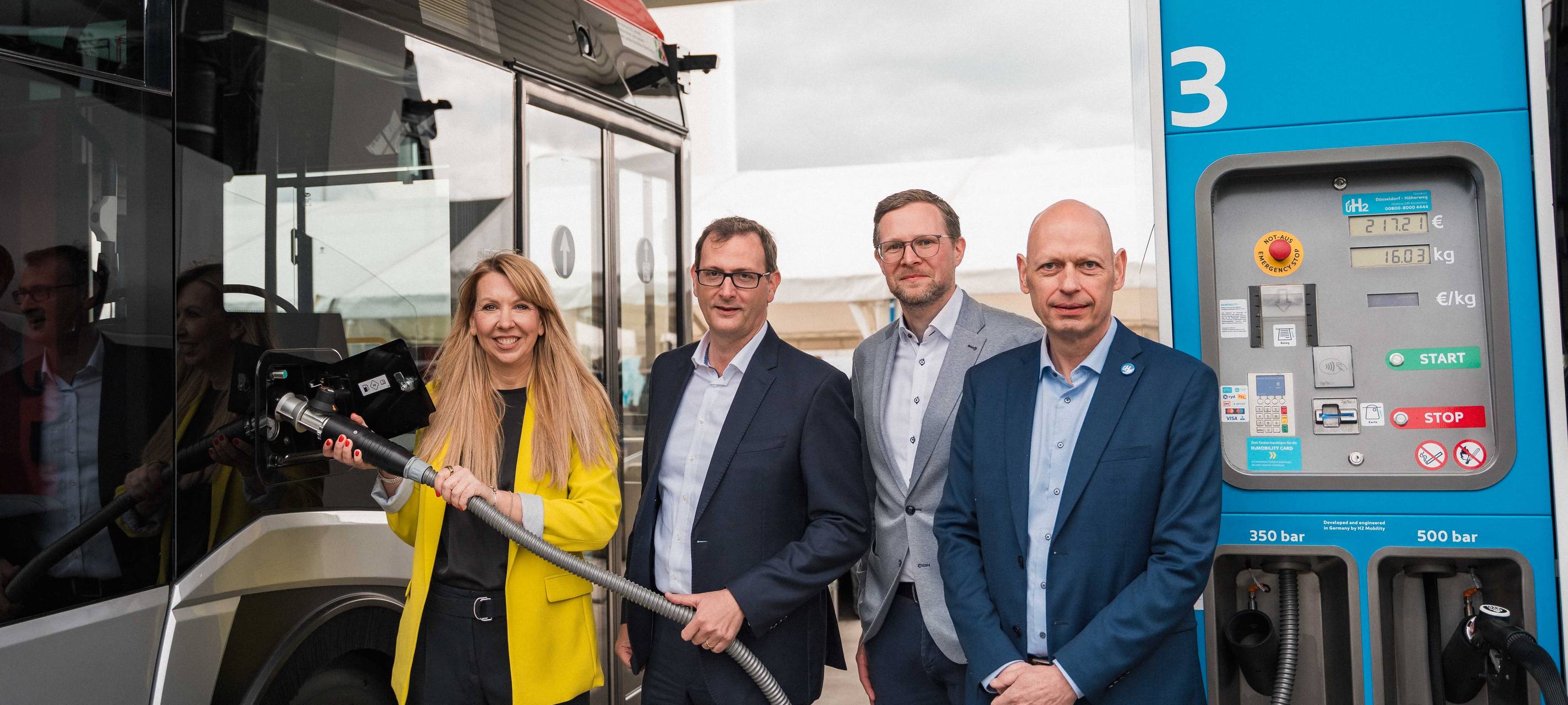 Düsseldorf: leistungsstärkste Wasserstofftankstelle Europas