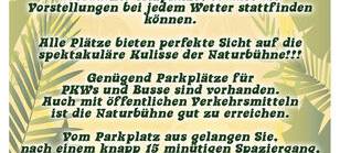 Naturbühne ist startklar