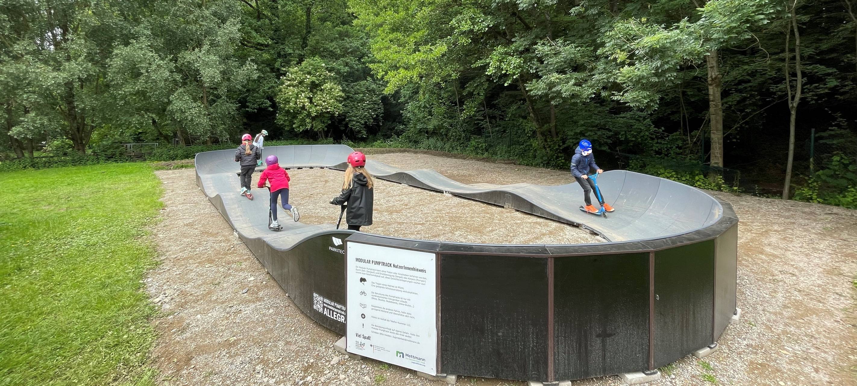Neue Pumptrack-Anlage in Mettmann