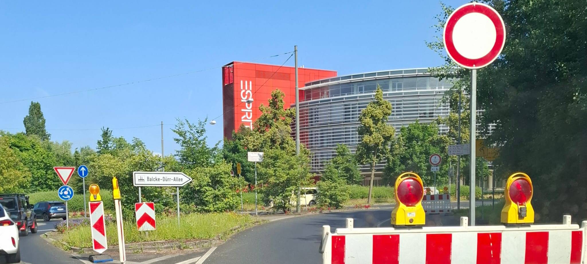 Ratingen: Sperrungen auf Balcke-Dürr-Allee