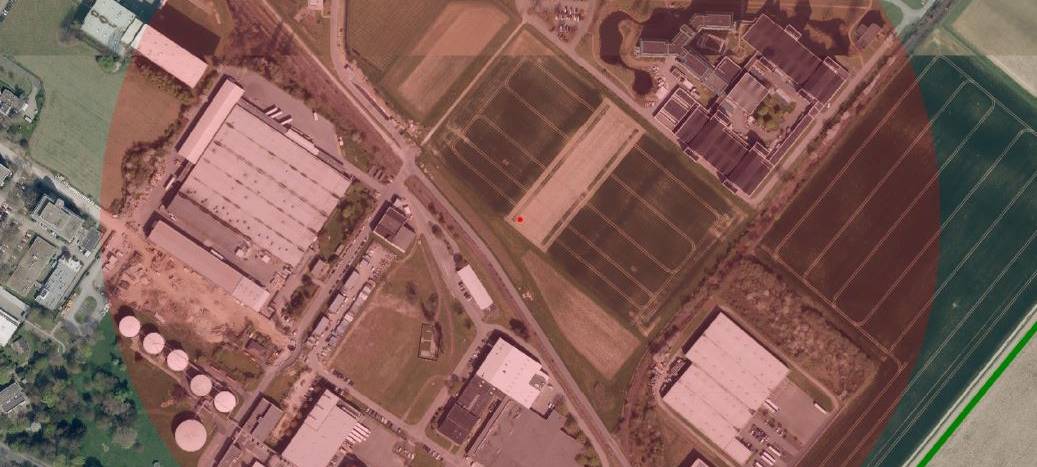 Fliegerbombenfund in Monheim