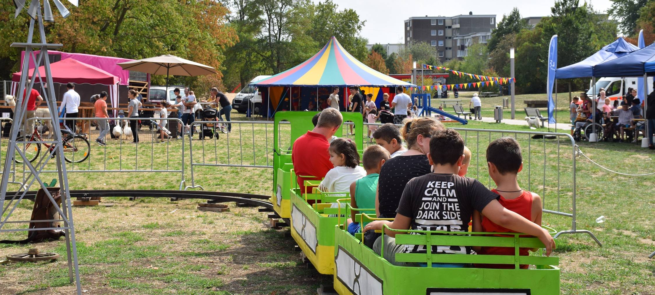 Familienpicknick in Monheim