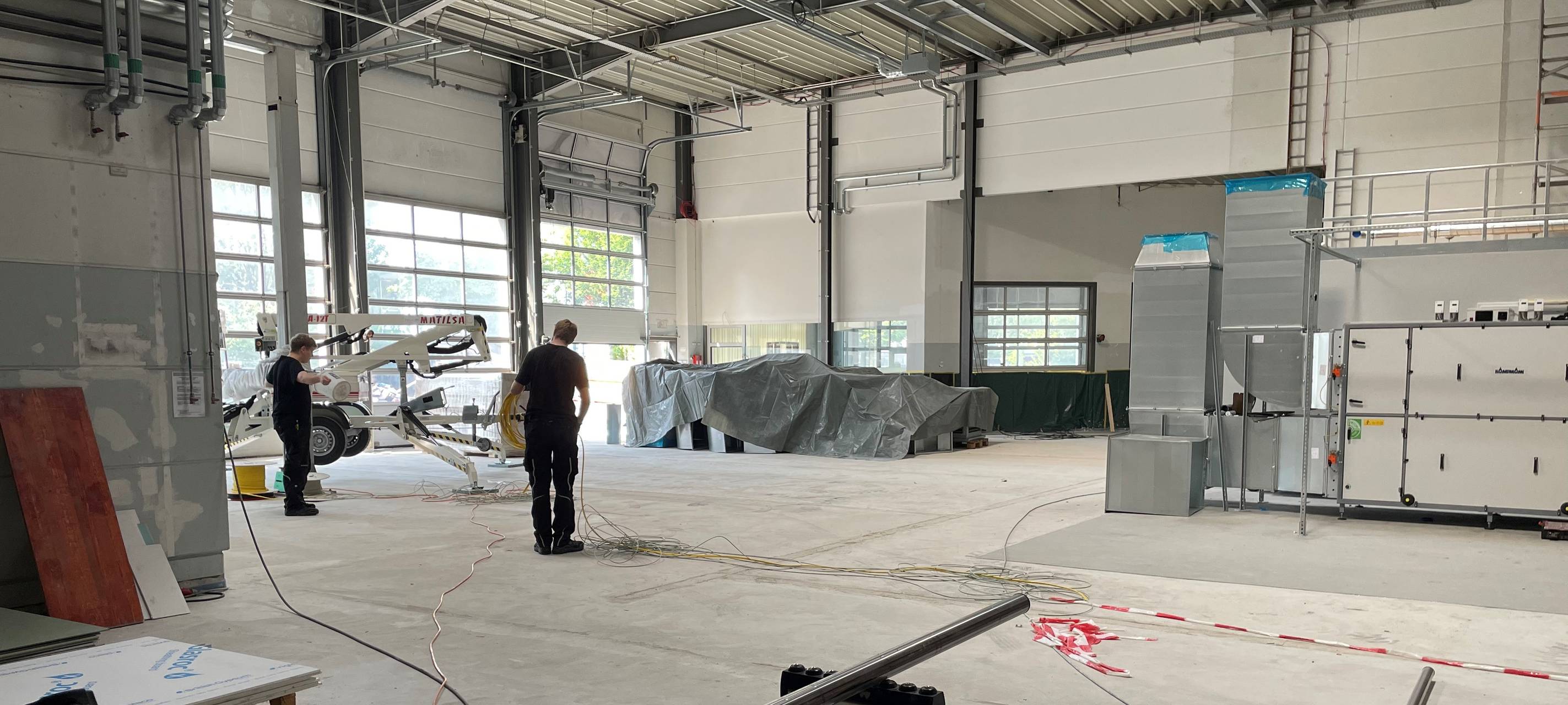 Mettmann: neue Feuer- und Rettungswache fast fertig