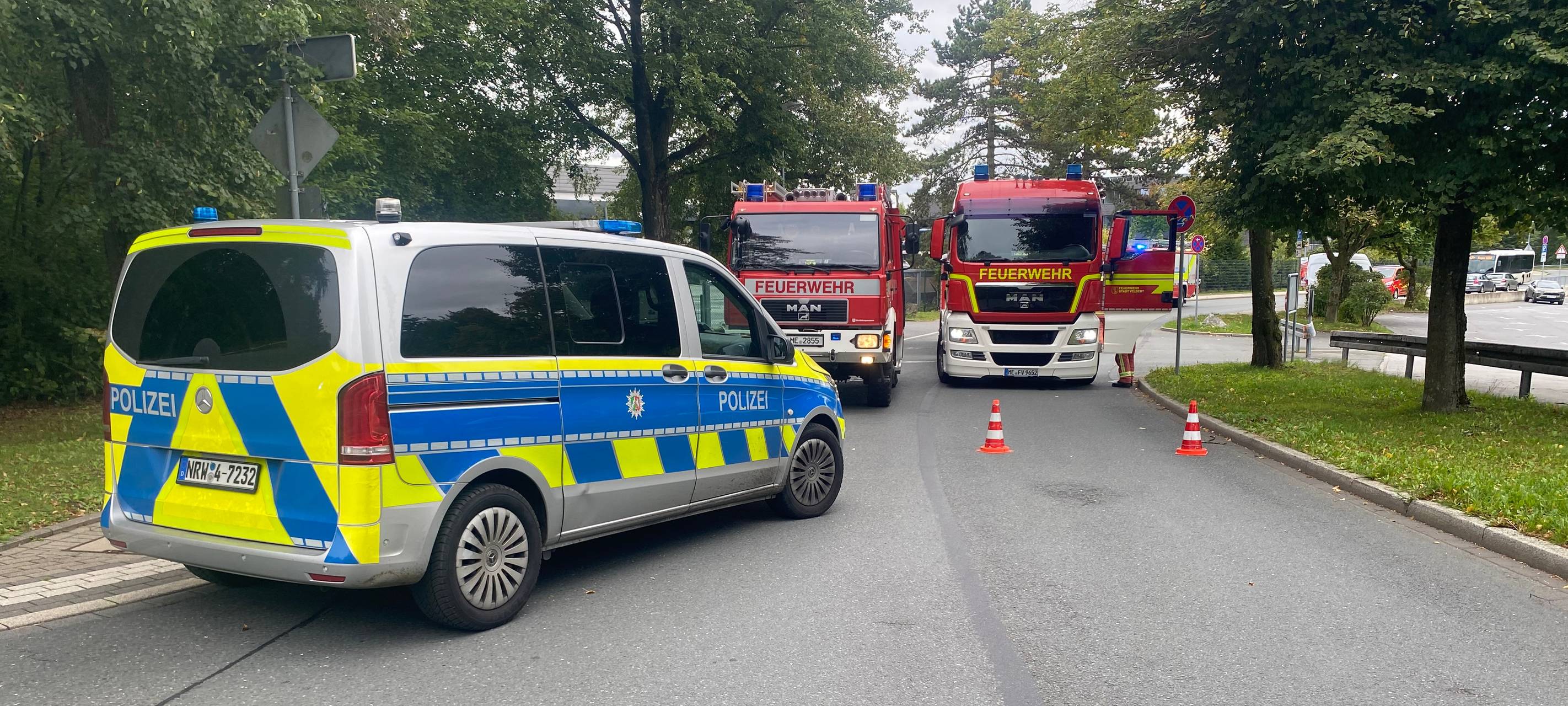 Brand in Velberter Firmengebäude