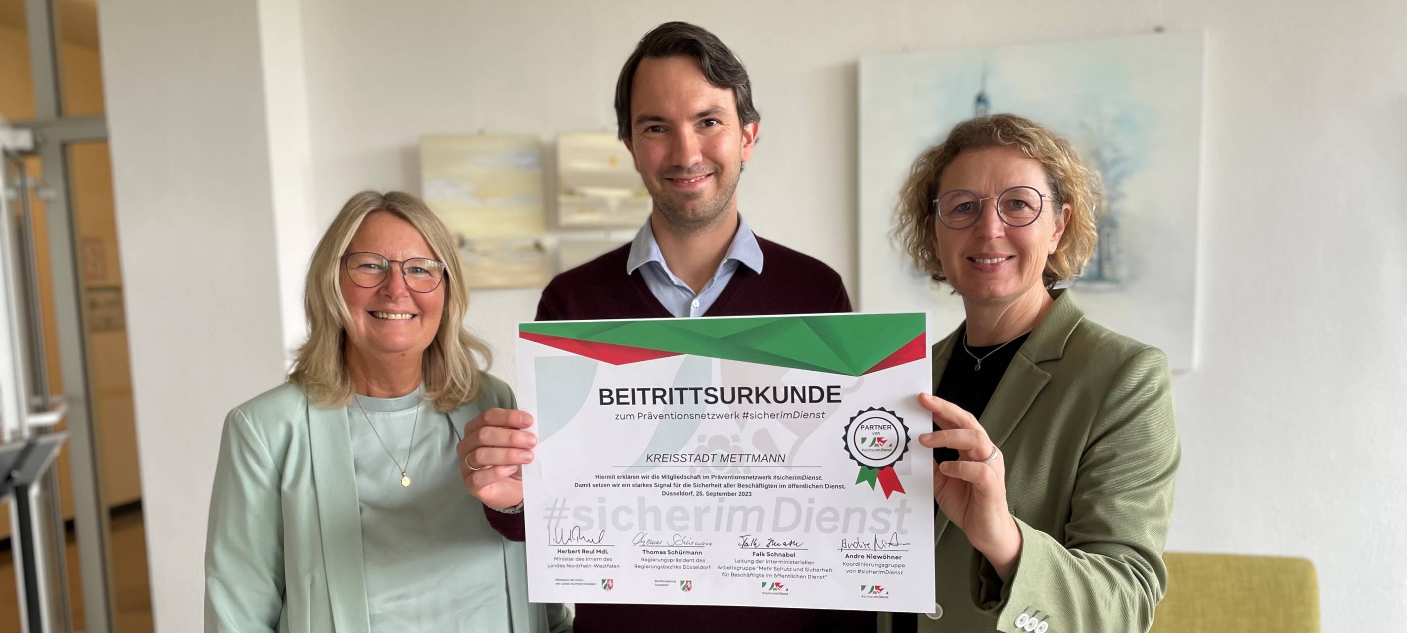 Mettmann ergreift Schutzmaßnahmen für Beschäftigte