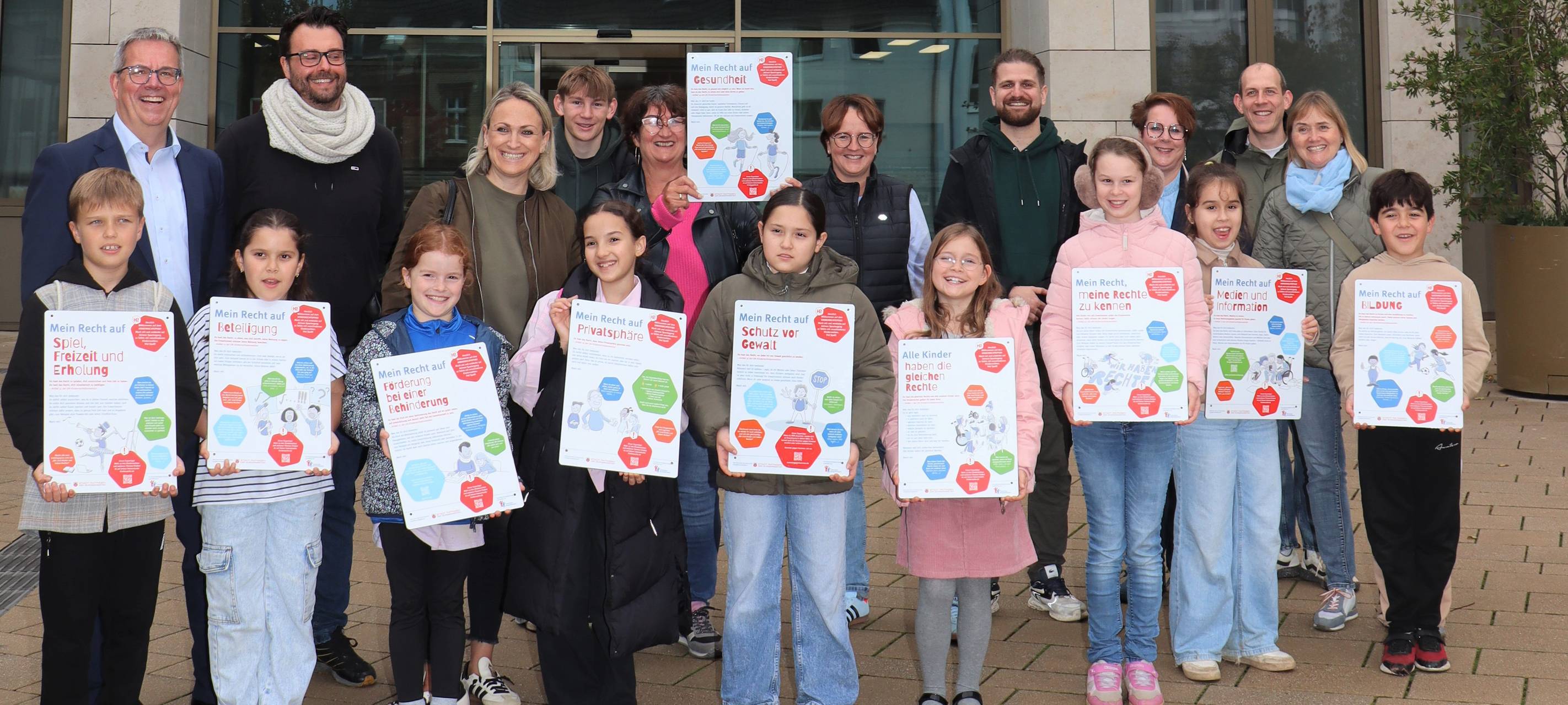 Ratingen - West: Eröffnung Pfad der Kinderrechte