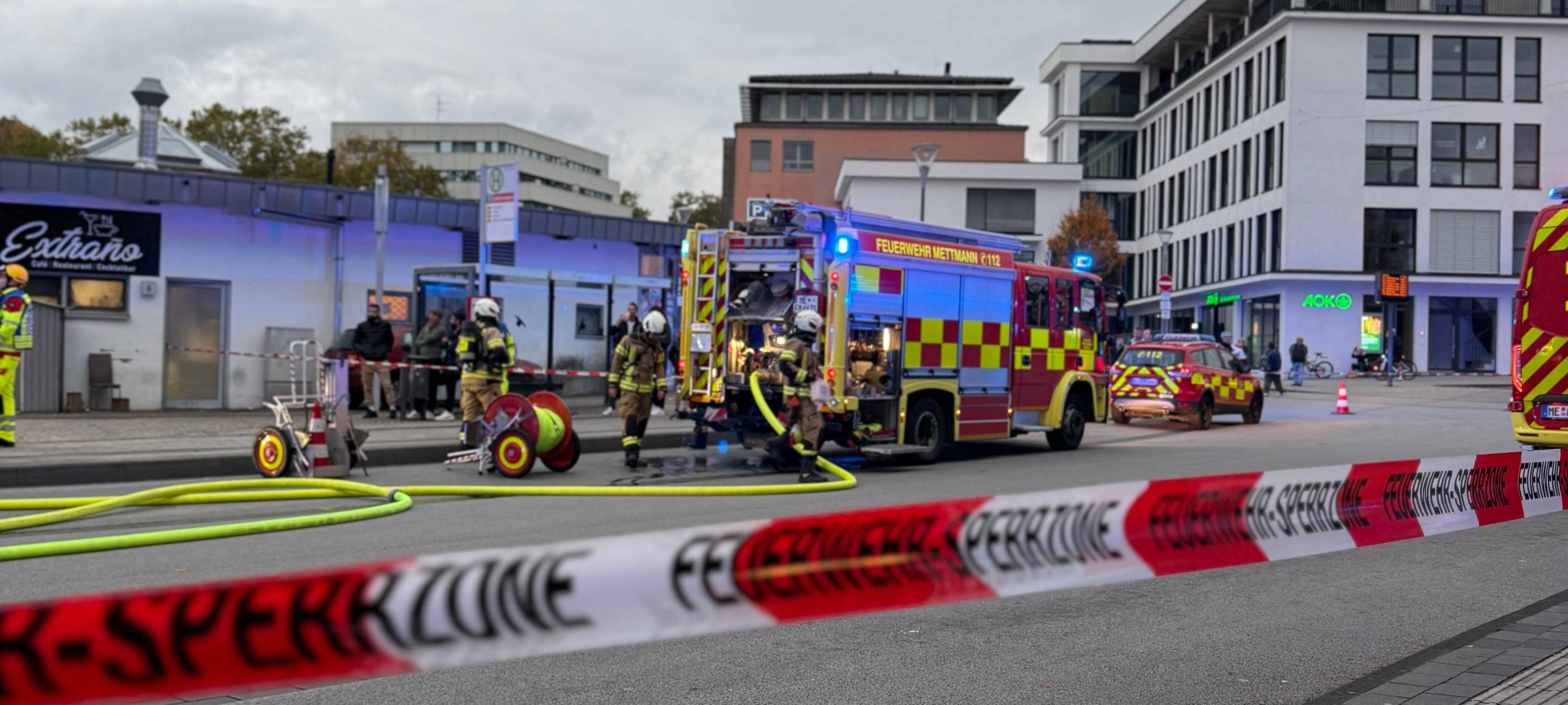 Brand in einer Dachgeschosswohnung in Mettmann