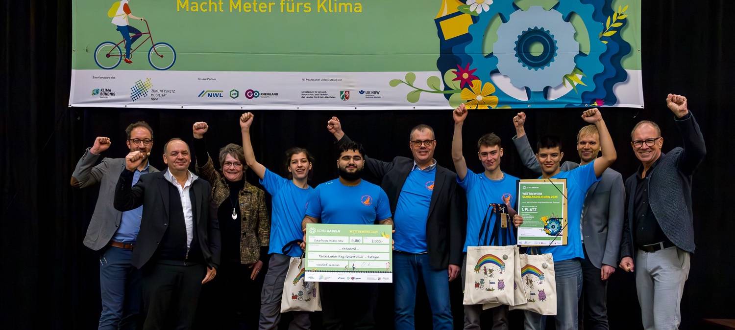 Ratinger Gesamtschule bestes Team beim Stadtradeln