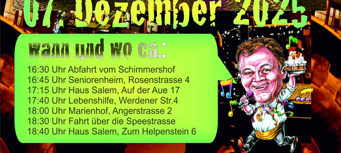 Geschmückte Traktoren in Ratingen unterwegs