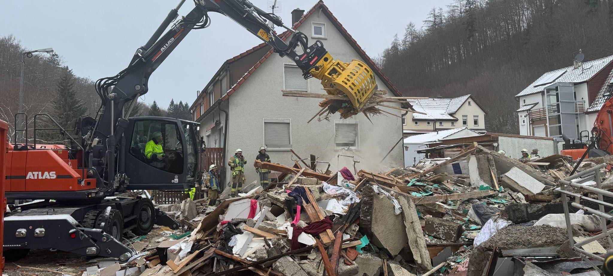 Explosion in Wohnhaus