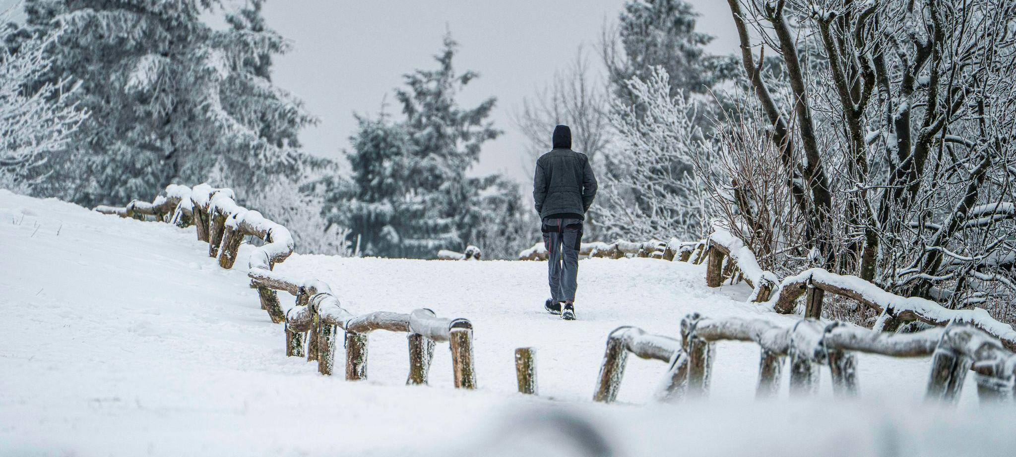 Winterwetter auf dem Großen Feldberg