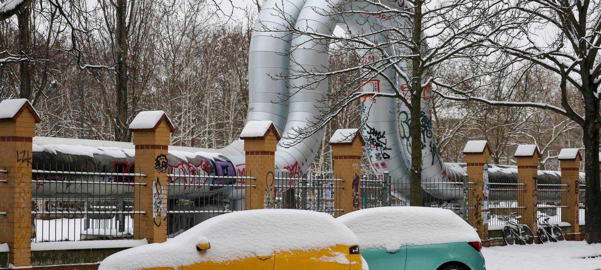 Winter in Leipzig - Fernwärme