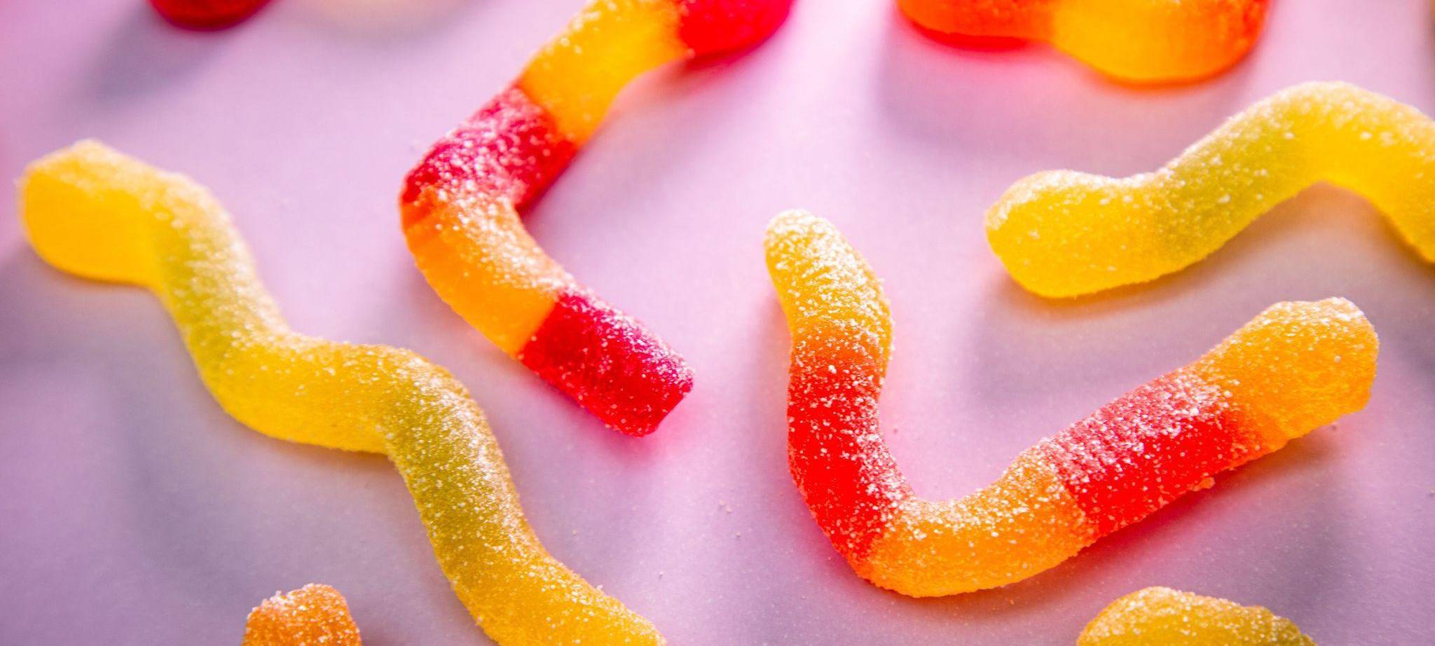 Saure, vegane Weingummis