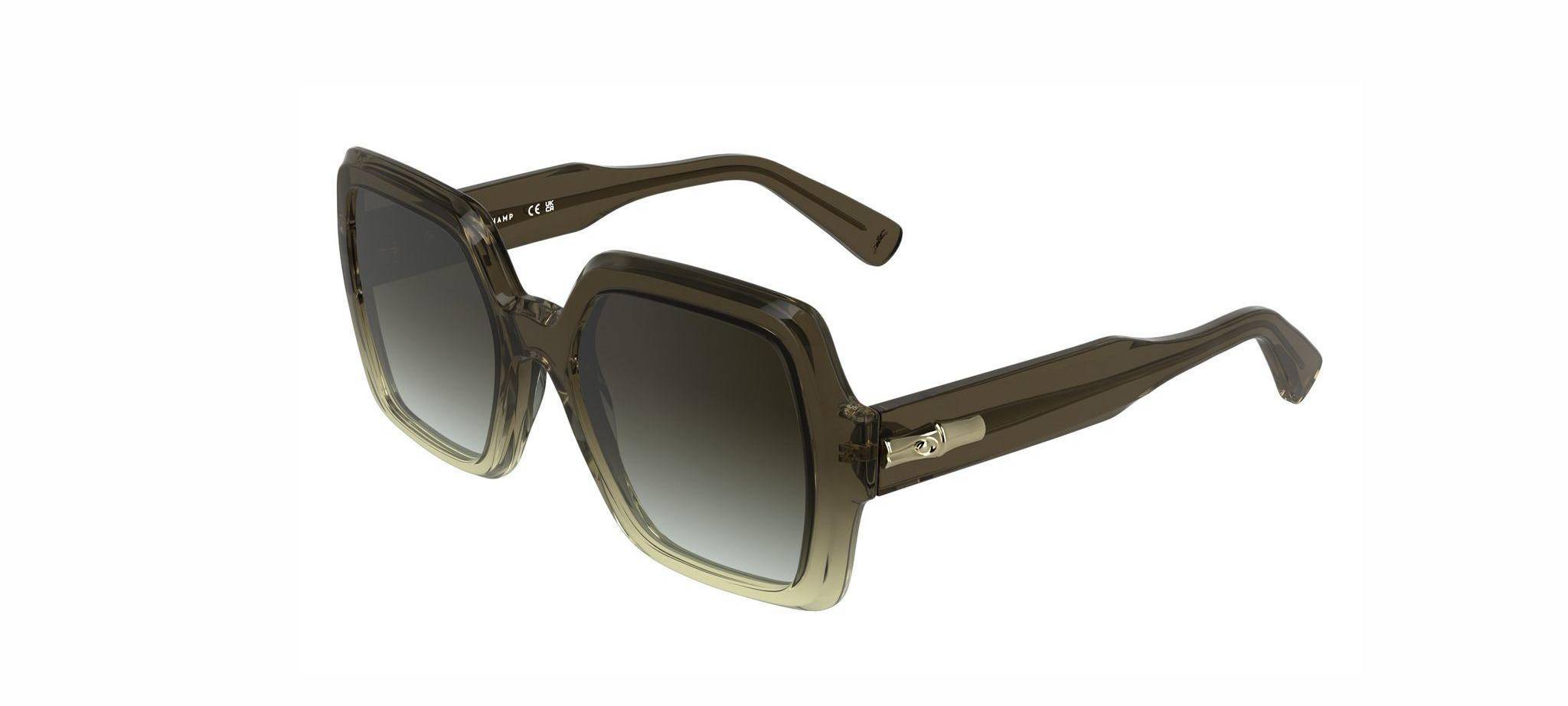 Farbverlauf an der Fassung von Longchamp