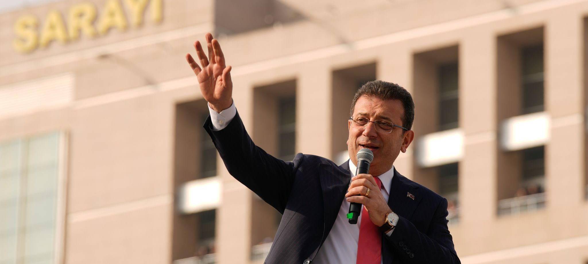 Istanbuls Bürgermeister Ekrem Imamoglu vor seiner Inhaftierung