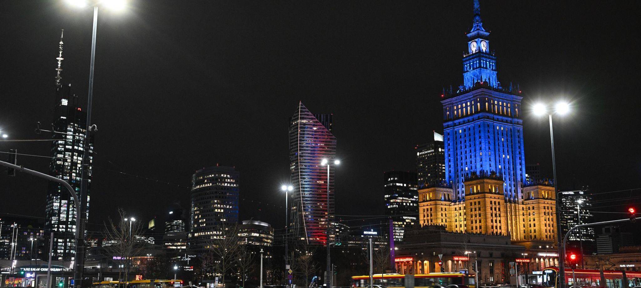 Polnische Hauptstadt Warschau