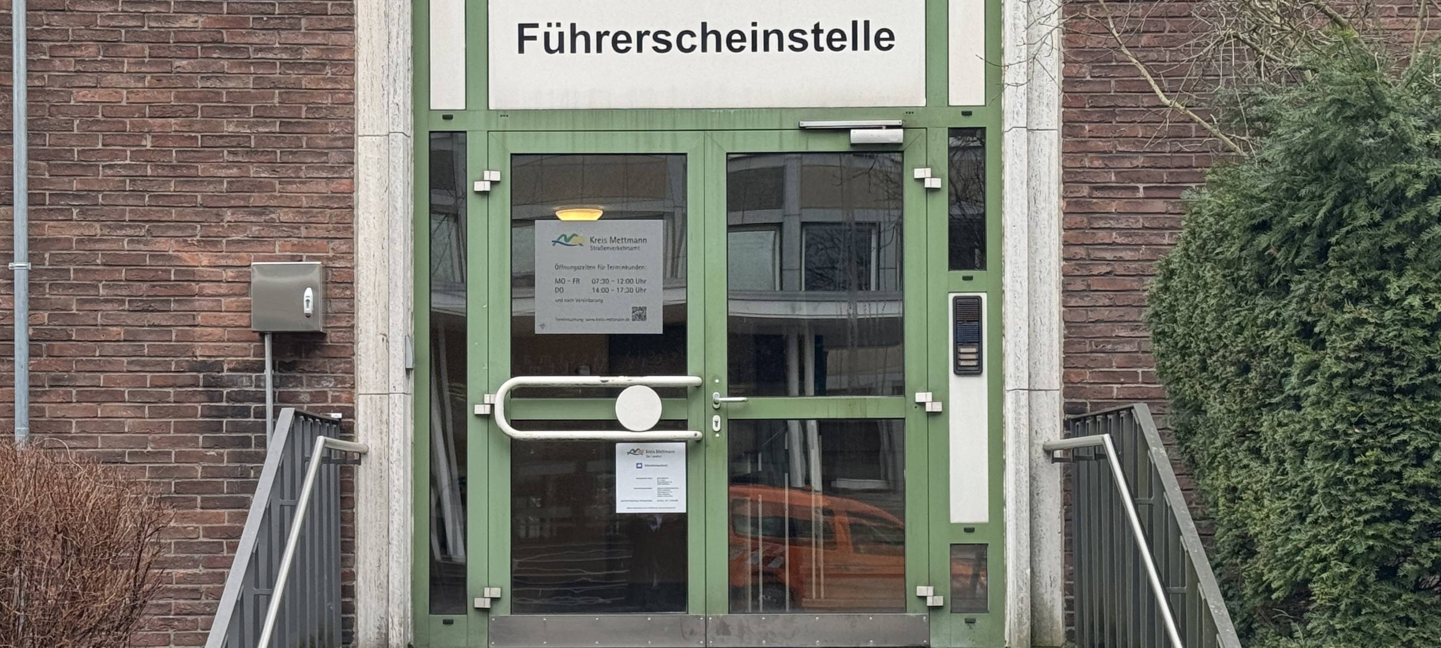 Führerscheinstelle Mettmann vorübergehend geschlossen
