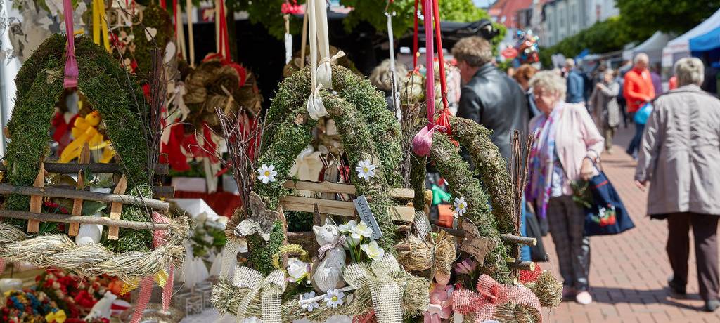 Hilden: verkaufsoffener Sonntag, Frühlingsmarkt & Weinfest