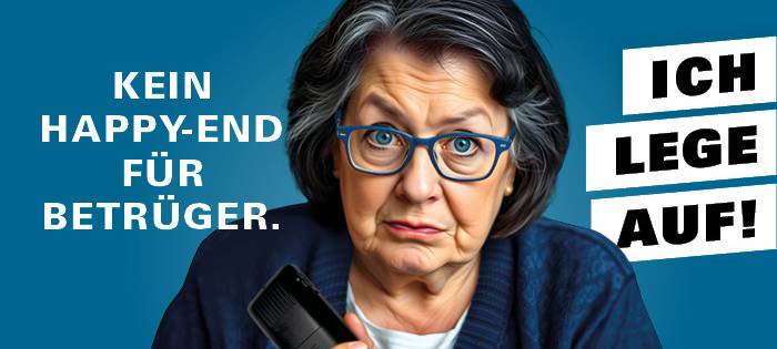 Symbolbild: Die Polizei warnt vor Telefonbetrügerinnen und Telefonbetrügern