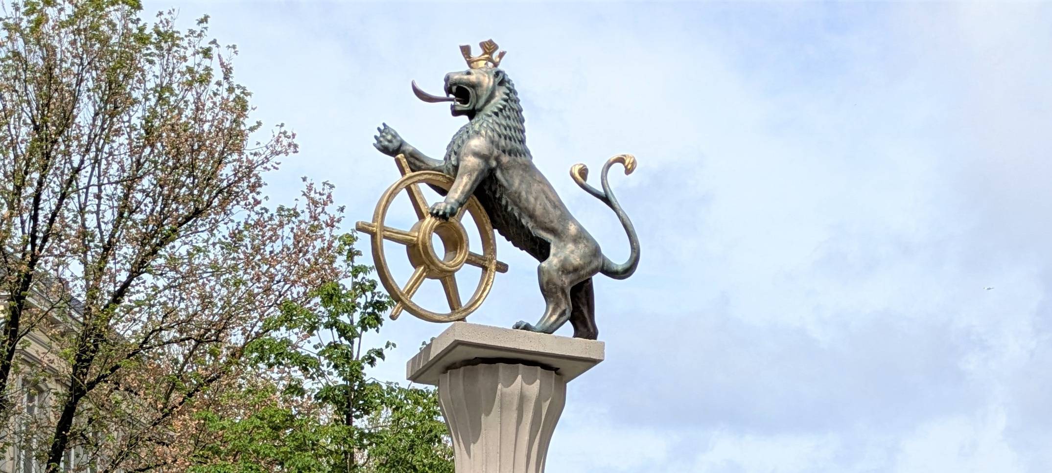 Ratinger Löwenbrunnen wieder in Betrieb