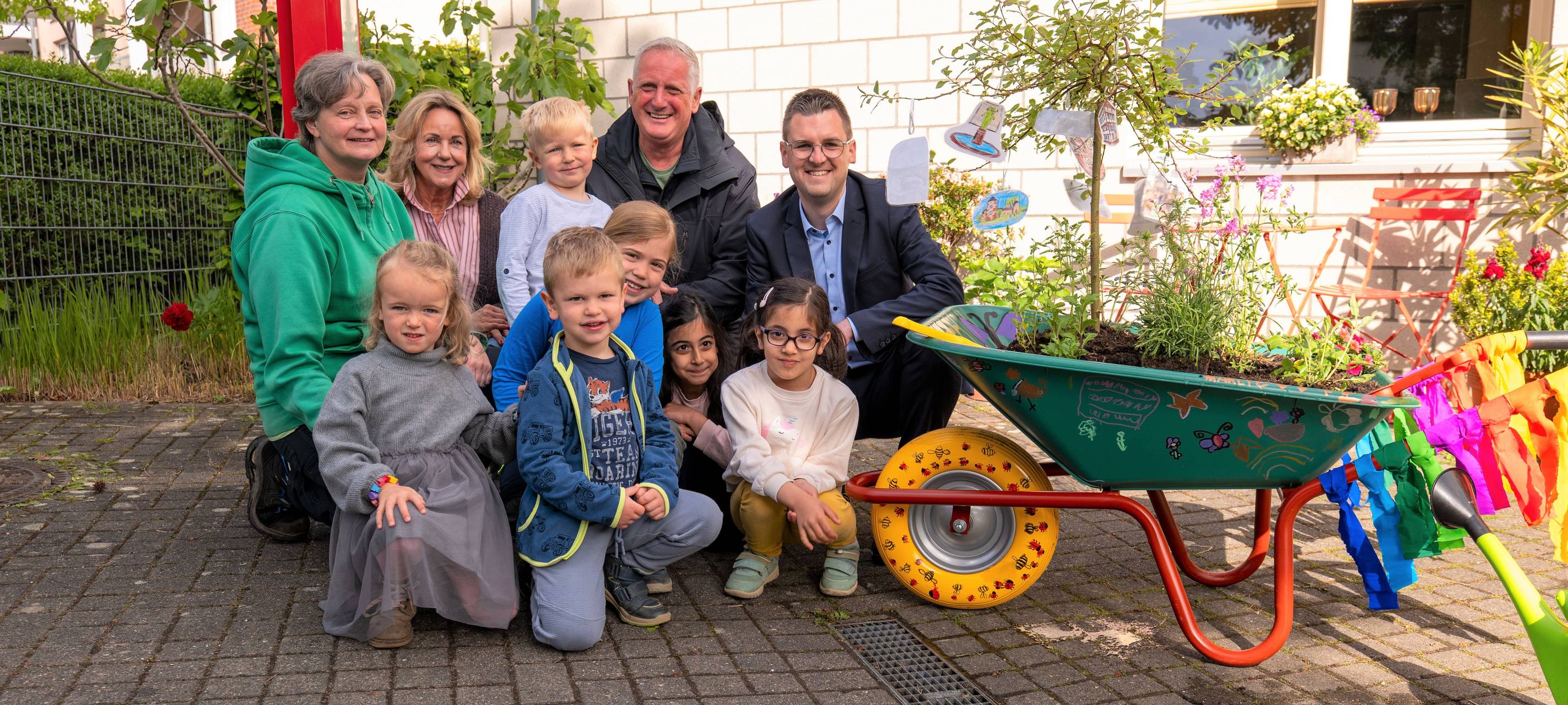 Ratinger Kinder verschönern die Stadt