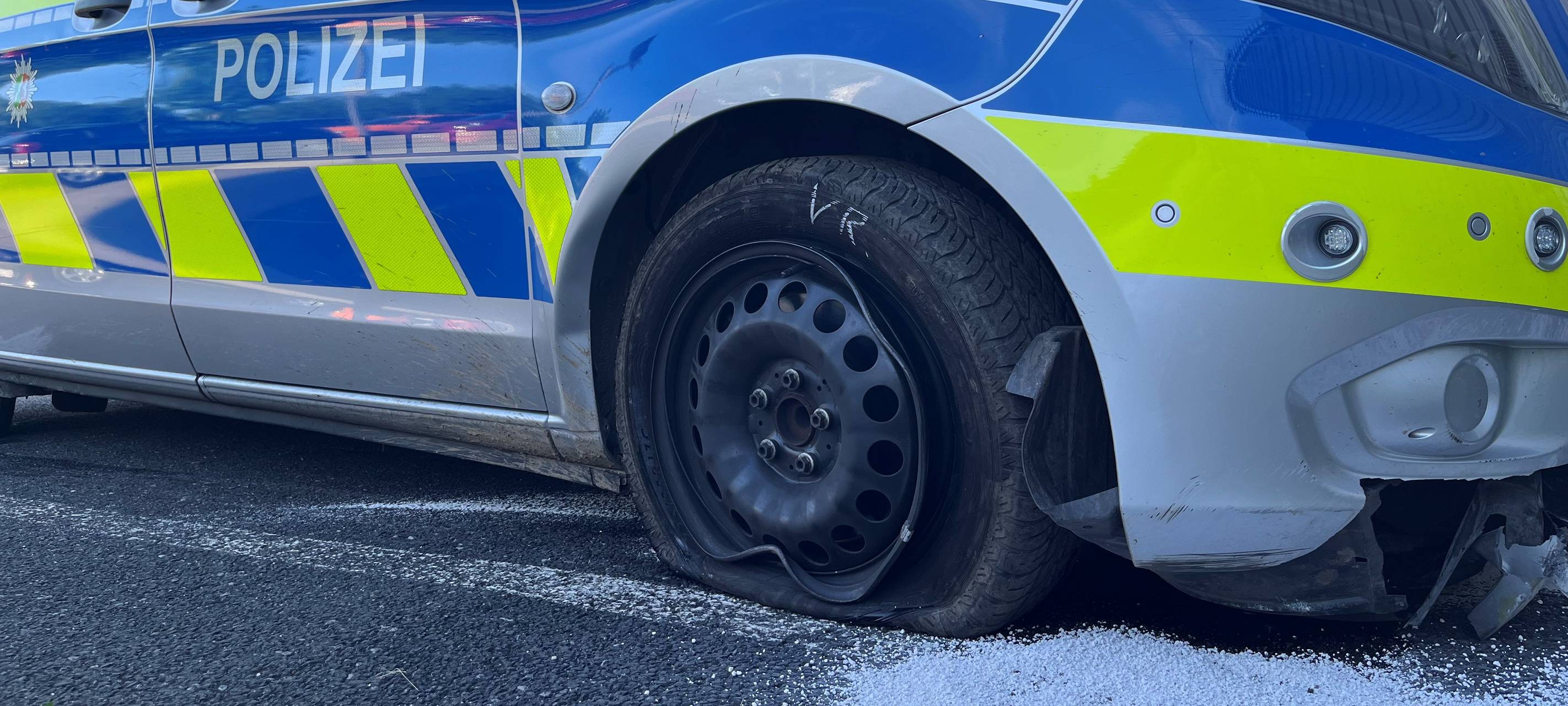Unfall mit Streifenwagen