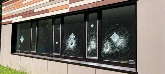 Vandalismus am Schulzentrum Rankestraße