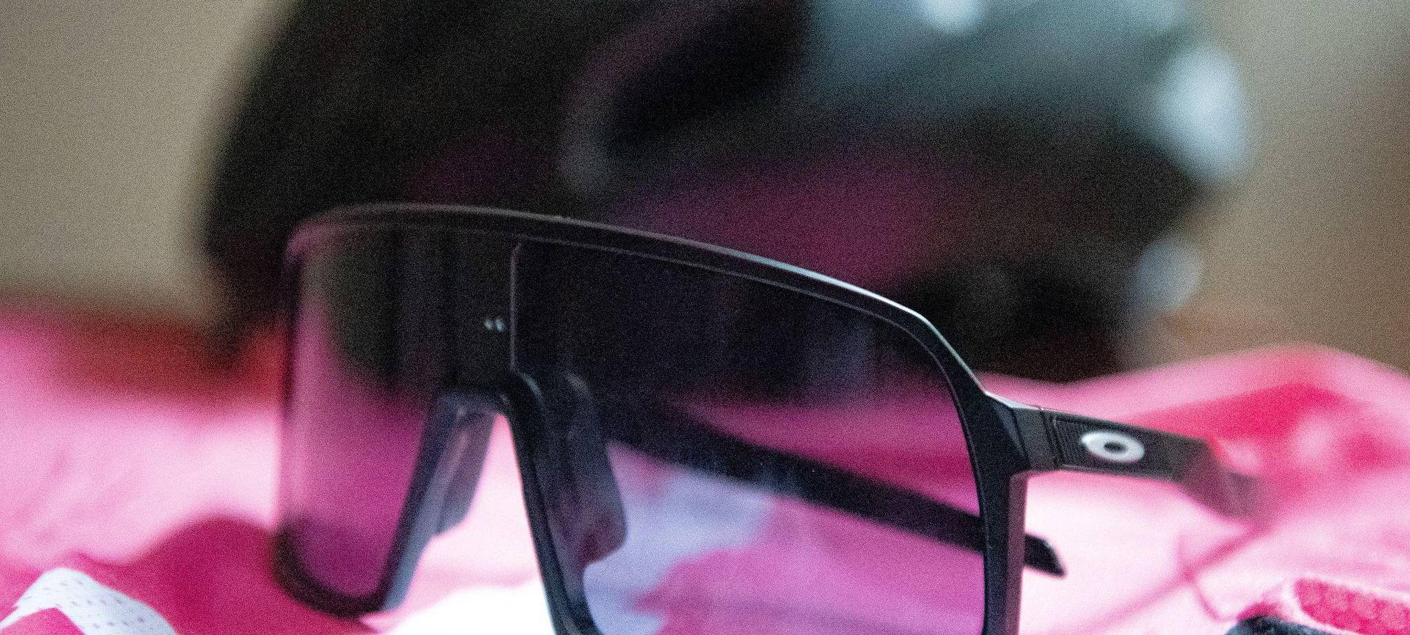 Eine Sportbrille