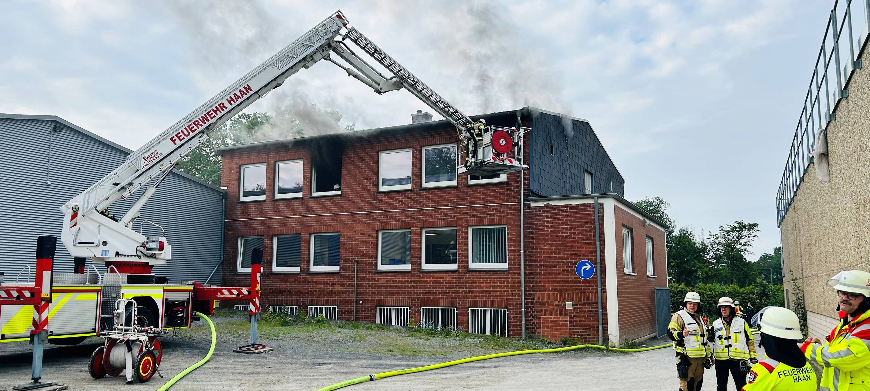 Brand in Haan