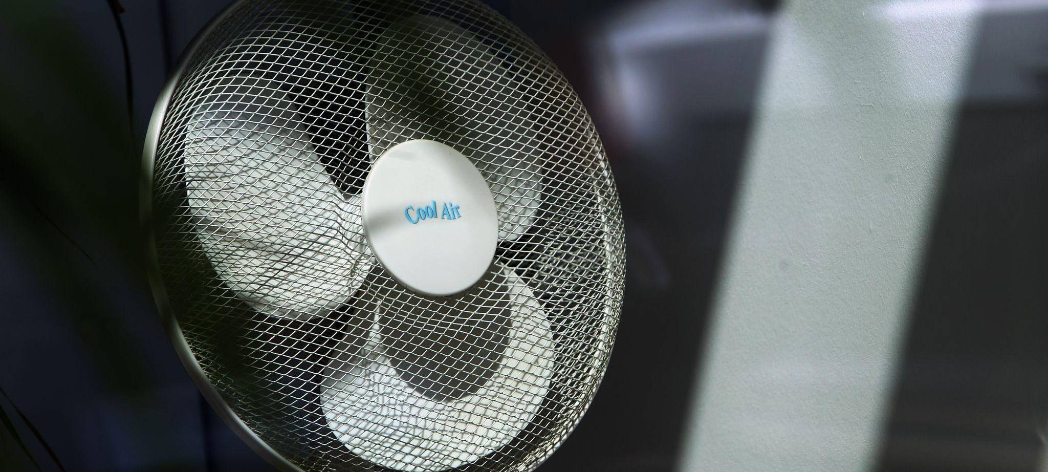 Ventilator am Arbeitsplatz