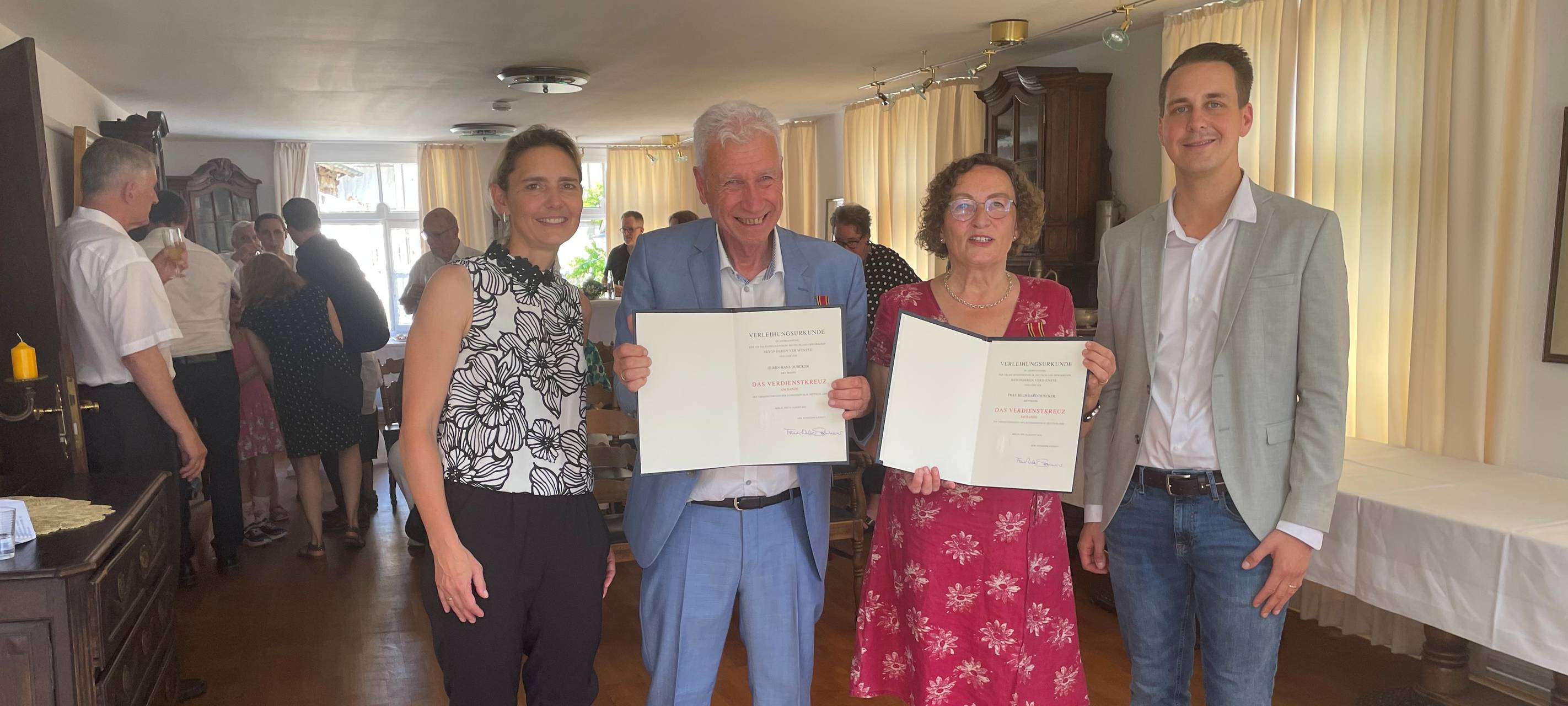 Bundesverdienstkreuz für Mettmanner Ehepaar