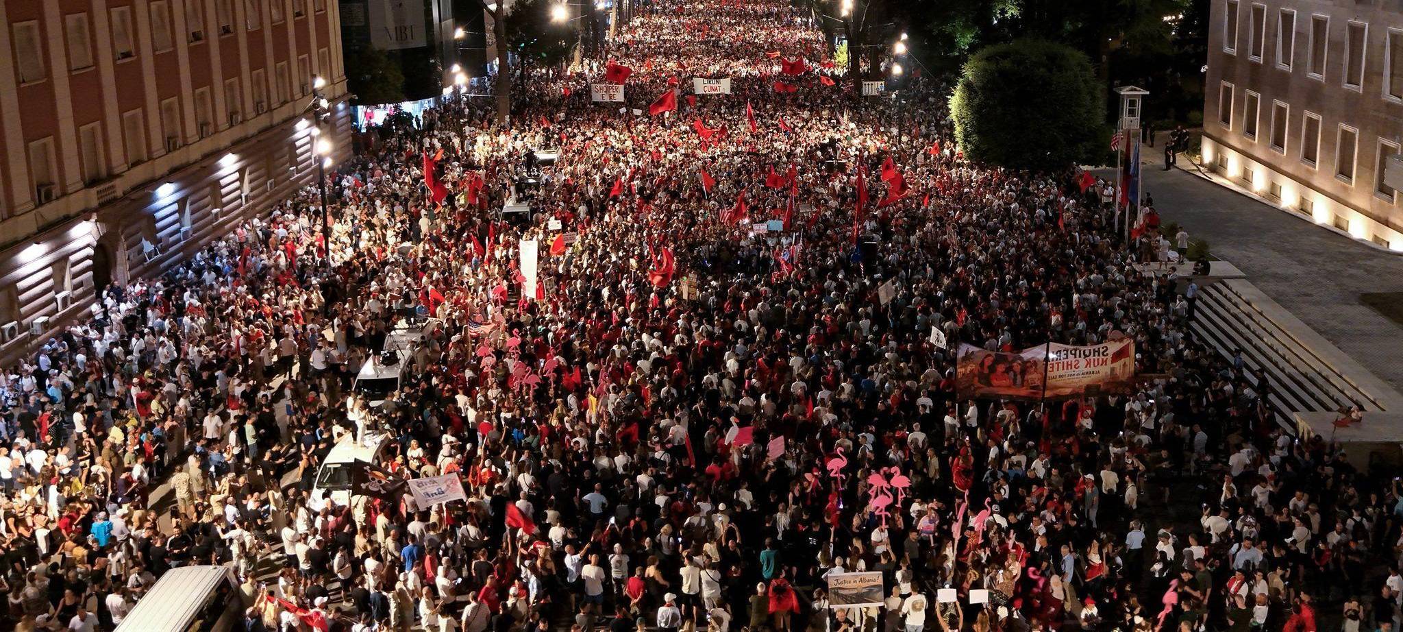 Proteste in Albanien