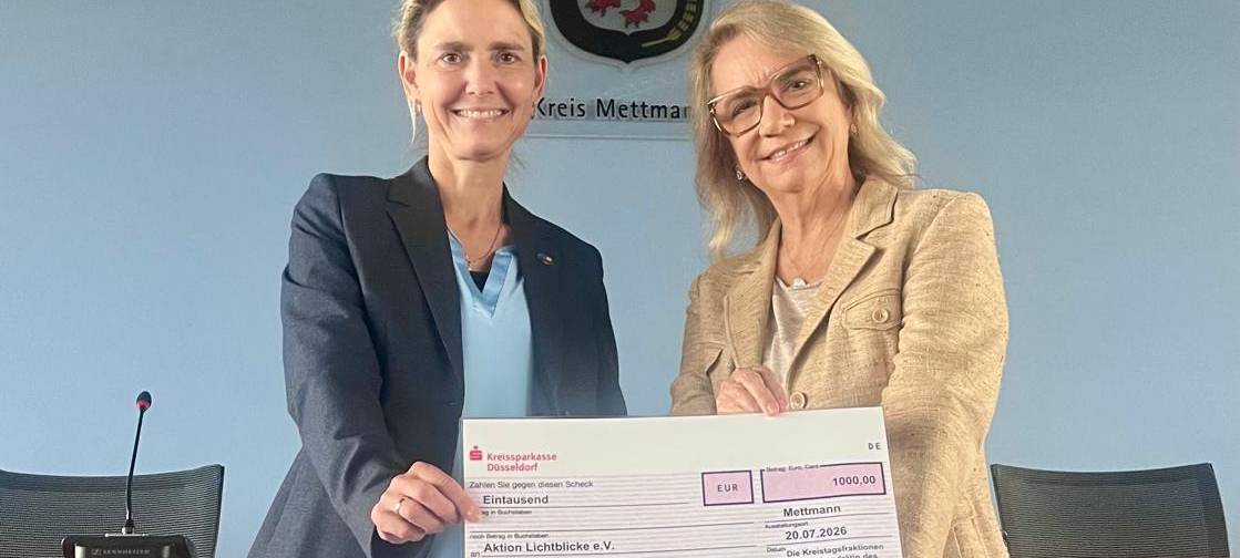 Kreistag spendet für Aktion Lichtblicke