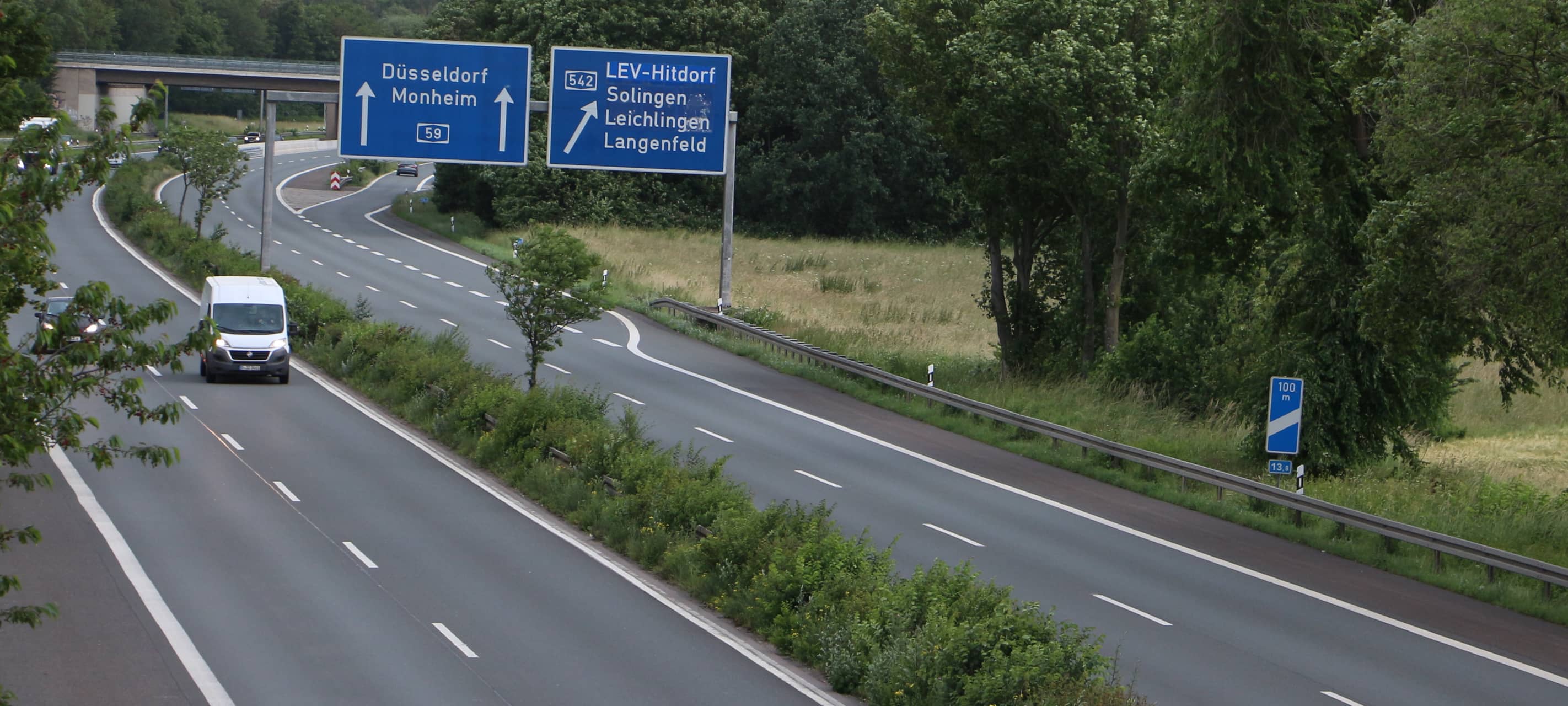 A59 ab Freitag wieder monatelang gesperrt