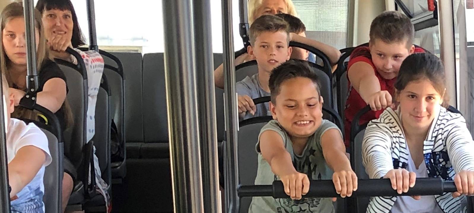 Hildens Schüler werden fit fürs Busfahren gemacht