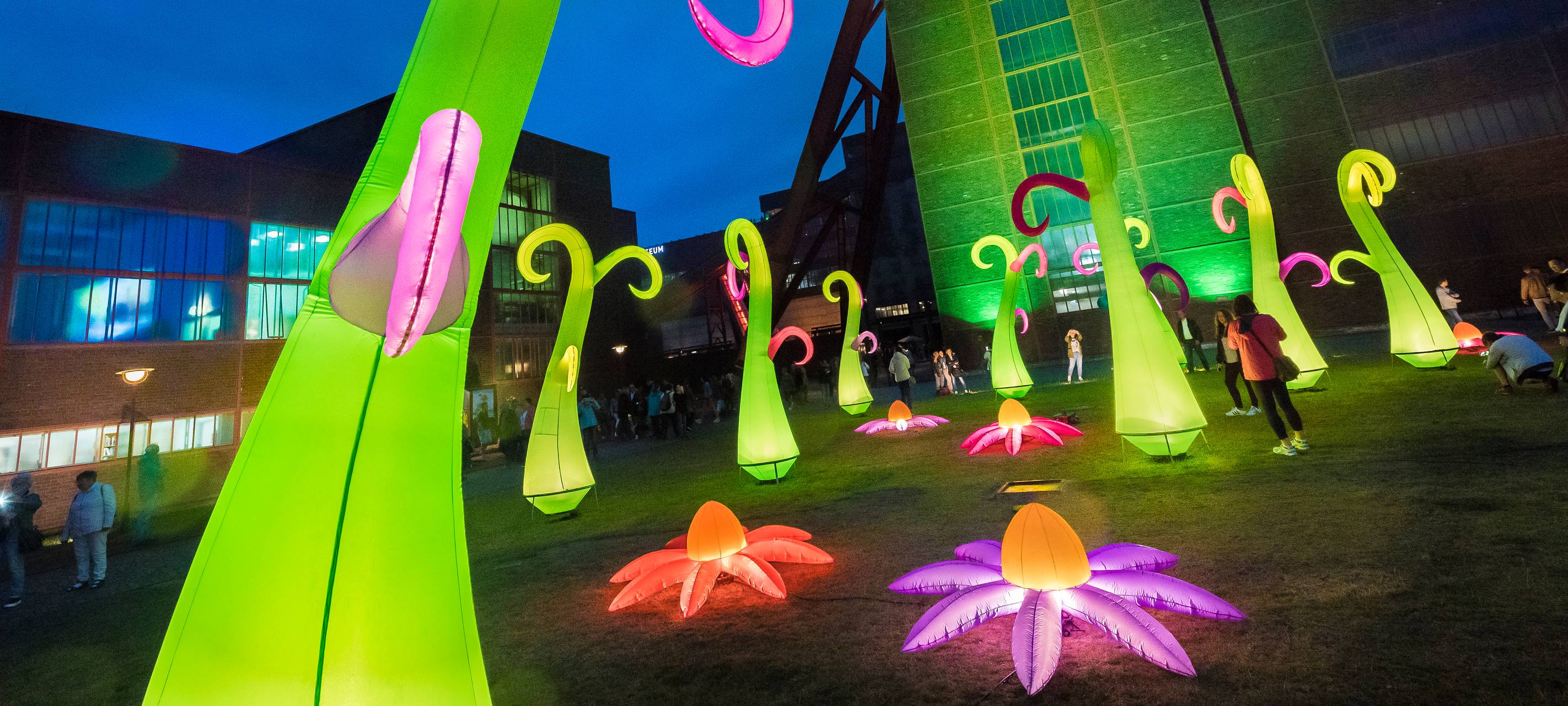 Feuerwehreinsatz bei der "Extraschicht"