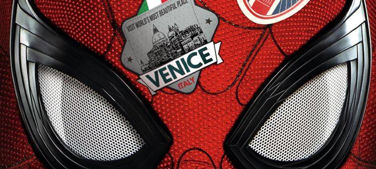 Spider-Man sammelt Aufkleber auf seiner Europa-Tournee