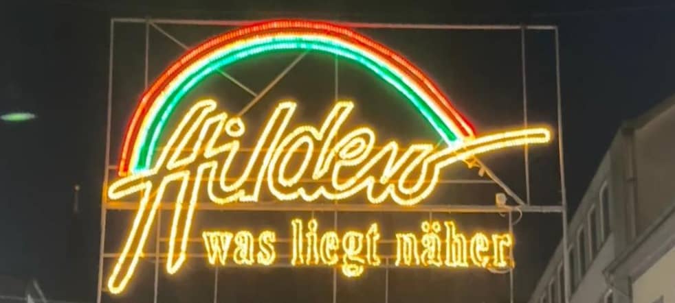 Hilden hat seinen altbekannten Schriftzug zurück