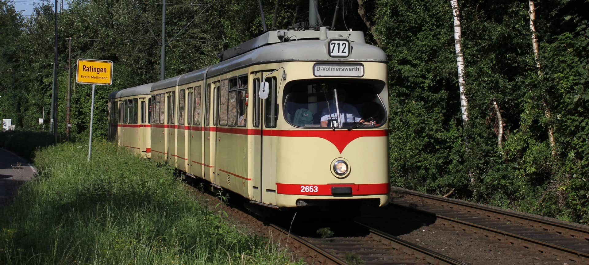 Oldie-Bahnen fahren zum Ratinger Stadtjubiläum