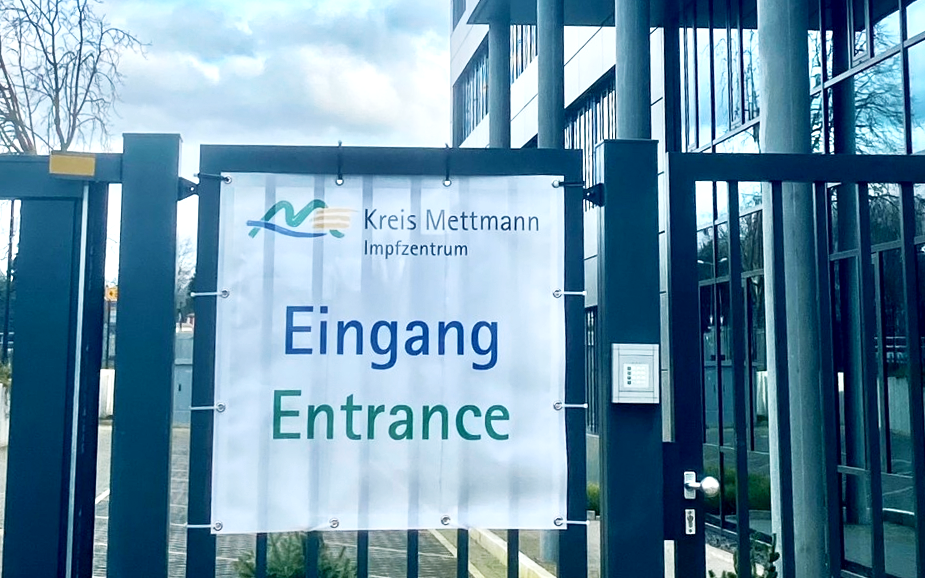 Impfzentrum Kreis Mettmann in Erkrath