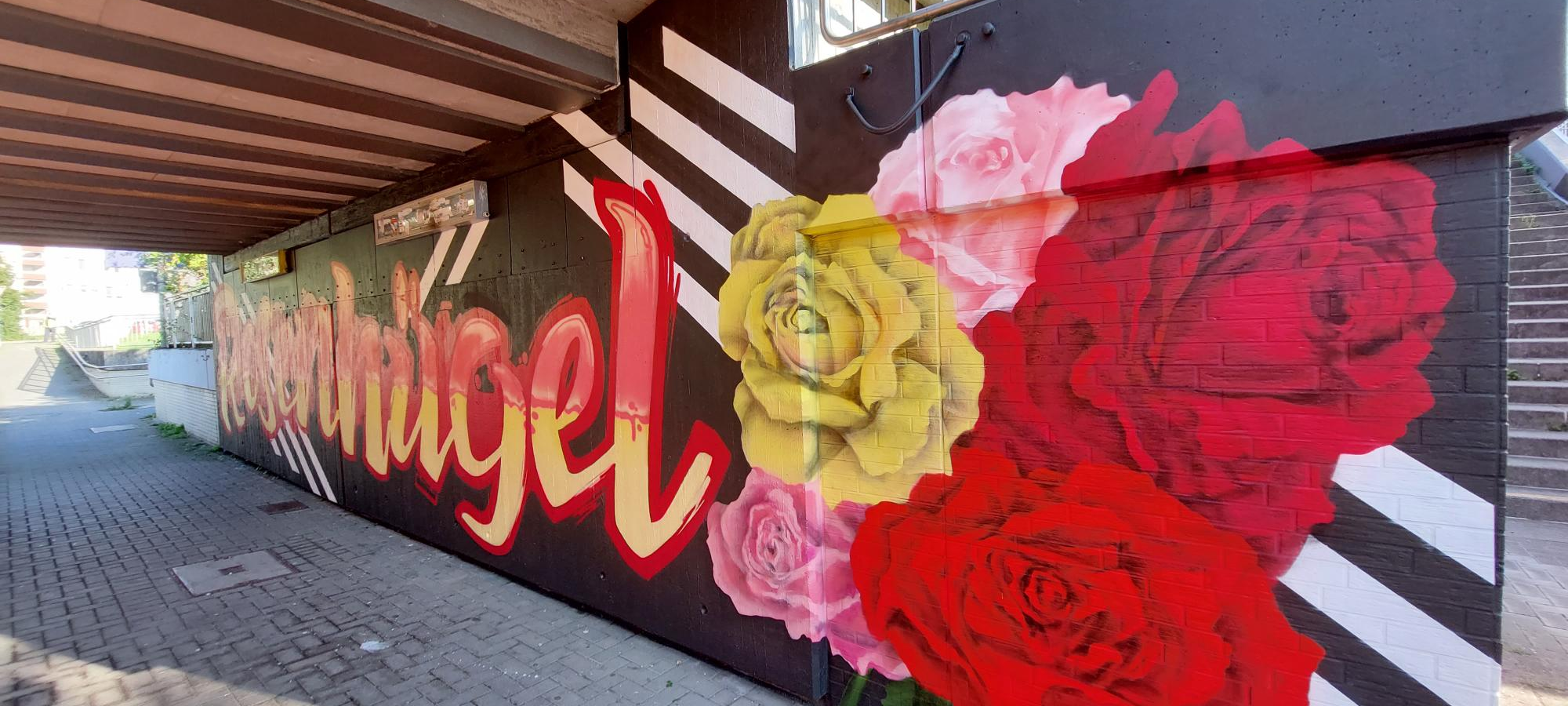 Graffitikunst an Velberter Bahnhöfen